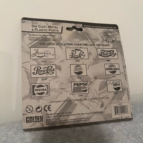 Pepsi Blue Racing Toy Car - Picture 3 of 3